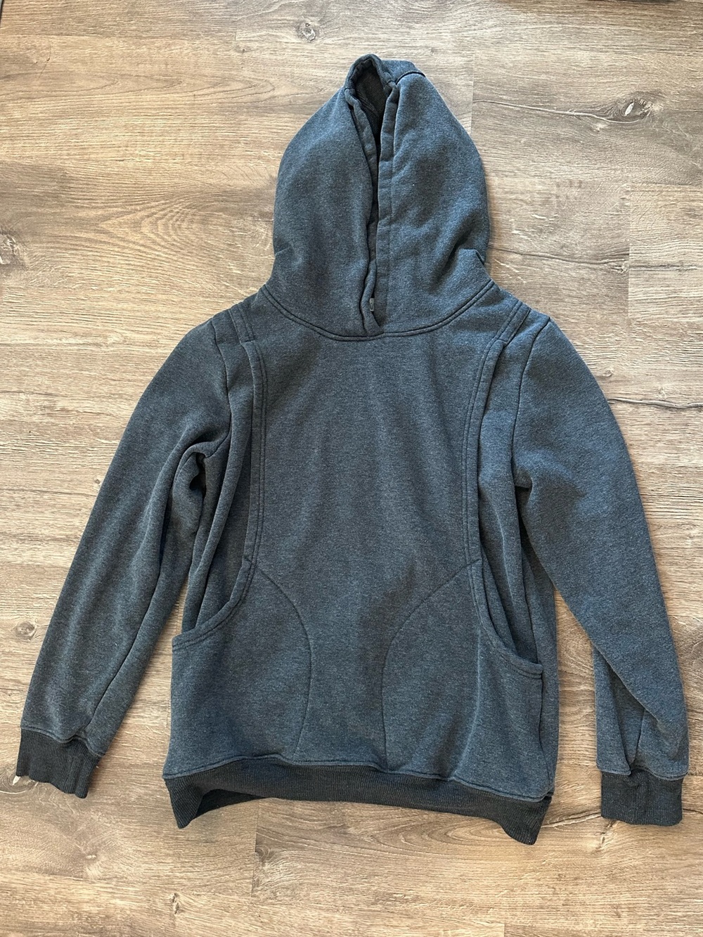 Latched Mama Grey Nursing Pullover Sweatshirt